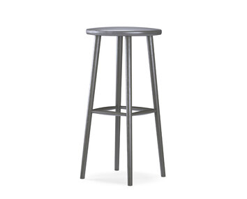 Miss Button Barpall H78 Ek Mörkgrå 62