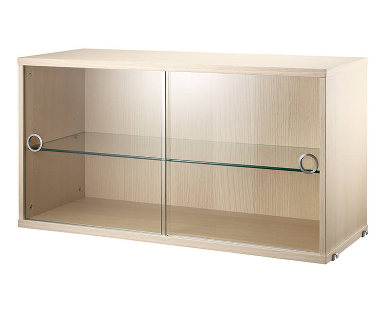 String Vitrinskåp 78x30 Ask