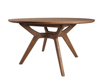 Amelia Matbord Runt i antik brunoljad ek C12