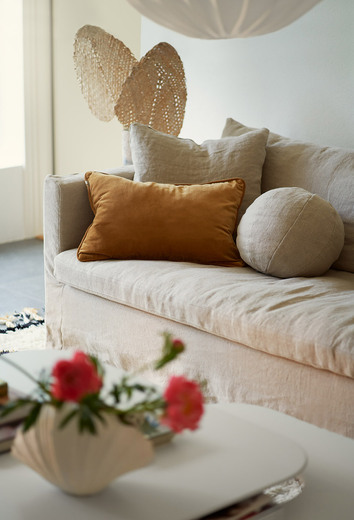 Lill soffa från SITS - Tyg Linen 007 Flax