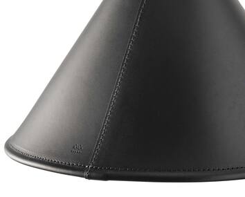 Namibia Pendellampa Läder Black