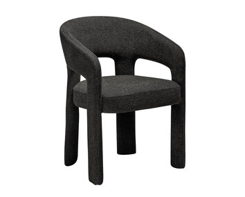 Dan-Form-Splendor-Arm-Chair-Raven-Black-Boucle