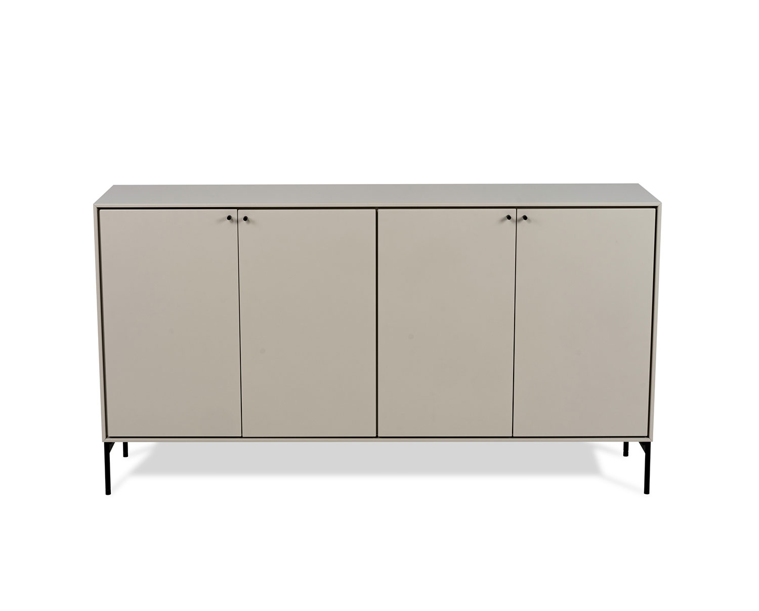 Volt Sideboard Täckta Dörrar Beige / Svart
