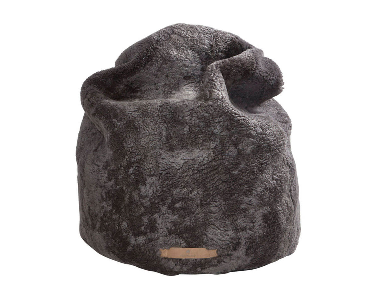 Lilly saccosäck fårskinn 60x100 cm i färg carbon från Shepherd