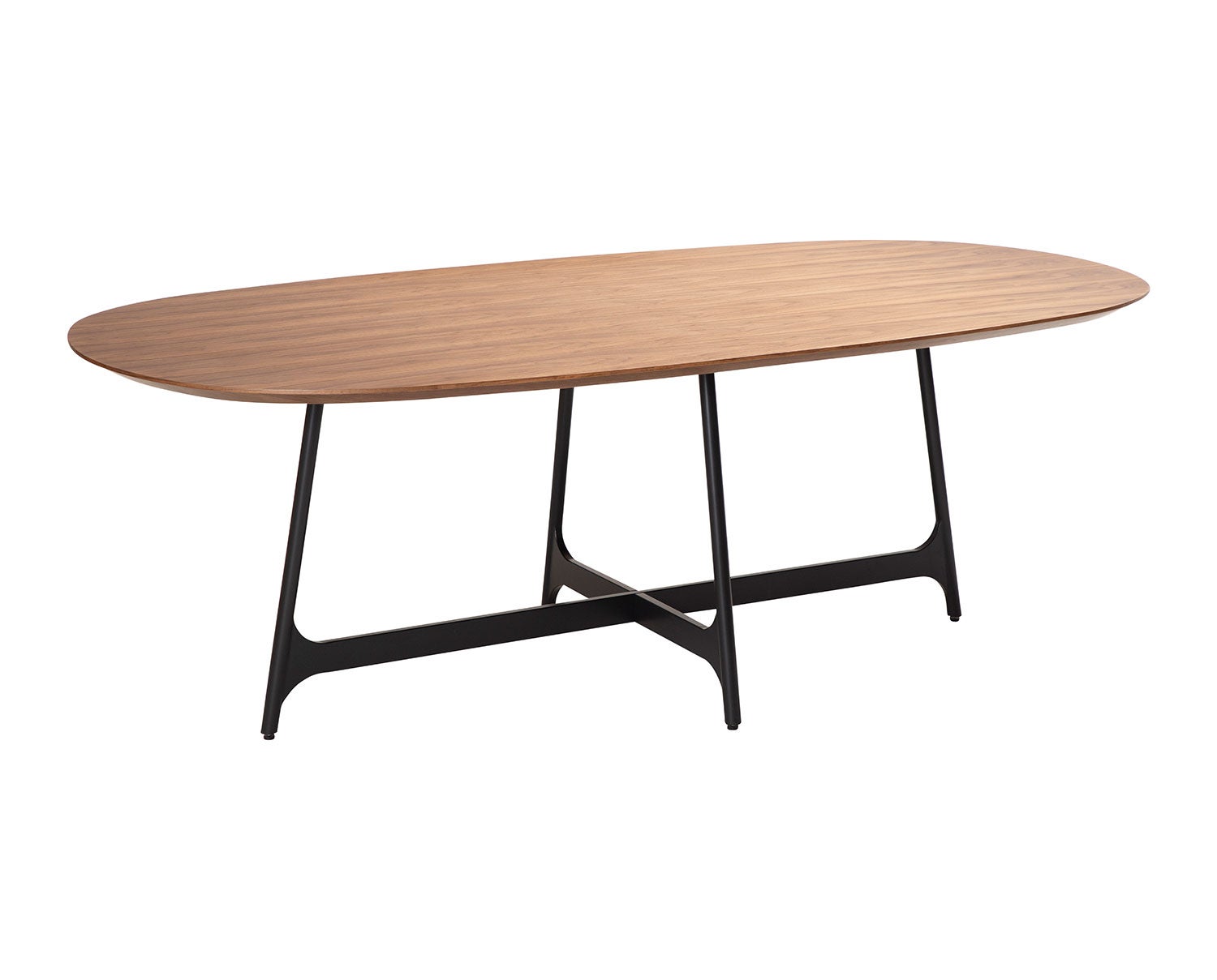 Ooid Matbord Ovalt Valnöt