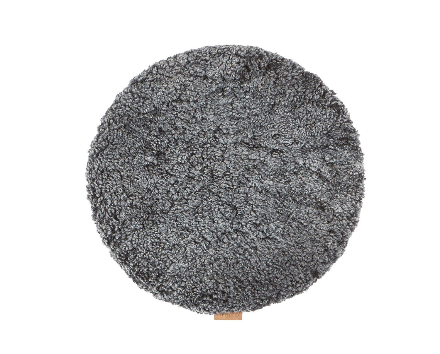 Jill stolsdyna vadderad 38 cm rund i färg svartgrafit från Shepherd