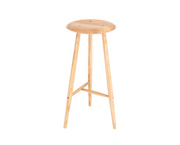 Blanc Barpall i naturoljad ek med sitthöjd 75 centimeter