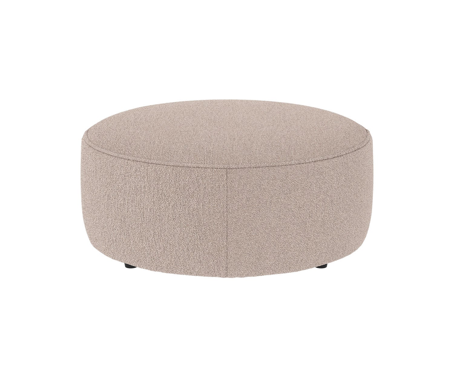 Joplin Sittpuff 90 i tyget Alice 01 Ljusbeige