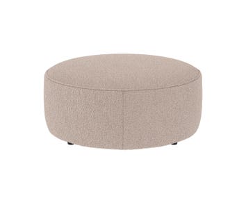 Joplin Sittpuff 90 i tyget Alice 01 Ljusbeige