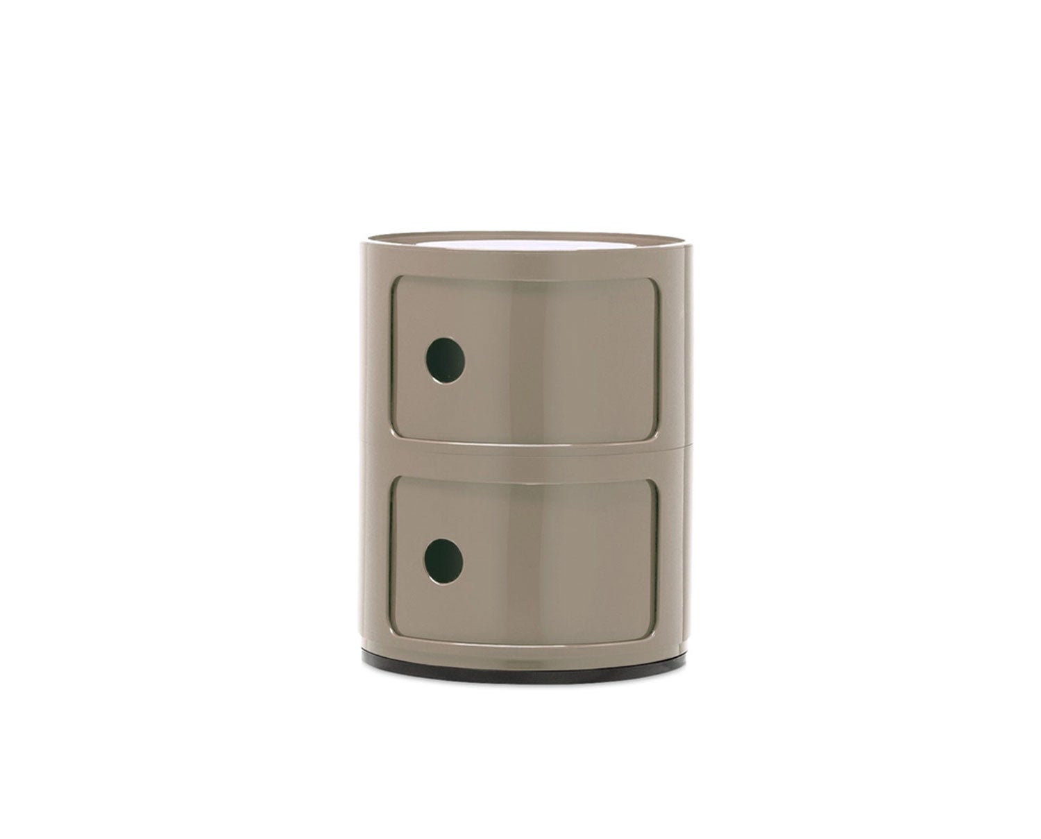 Componibili med två lådor i färgen Taupe