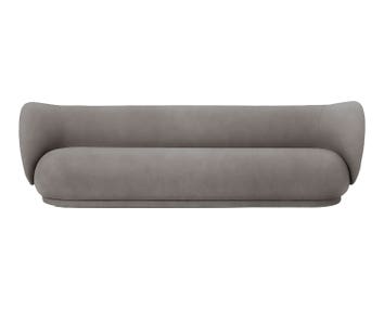 Rico Soffa 4-sits i tyget Brushed Warm Grey