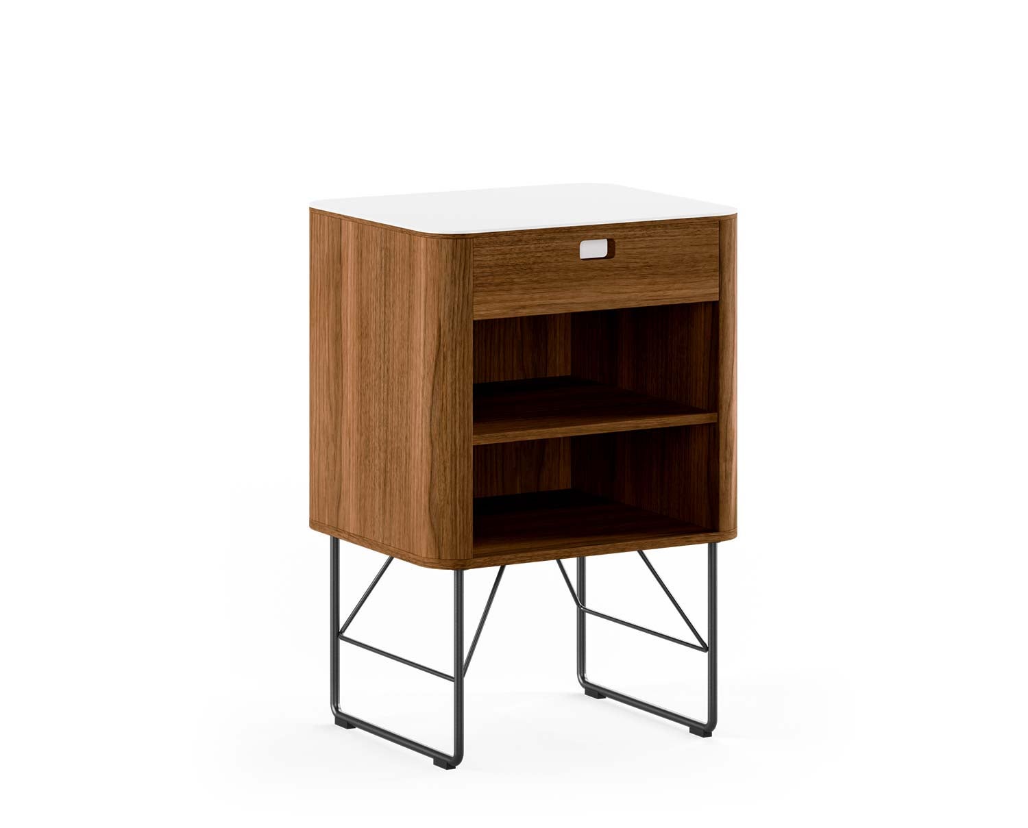 AK 2406 Sängbord Stålben