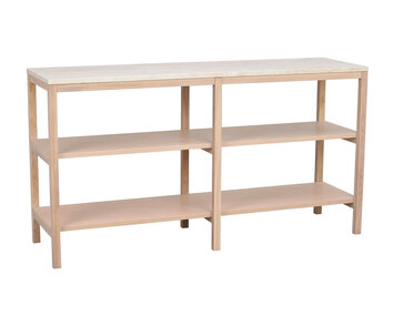 Orwel Avlastningsbord 75 Vitpigmenterad Ek