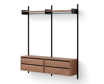 Wardrobe-Shelf-2-Cabinets-Black-Walnut