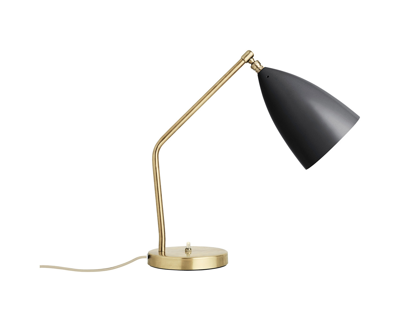 Gräshoppa Bordslampa Svart