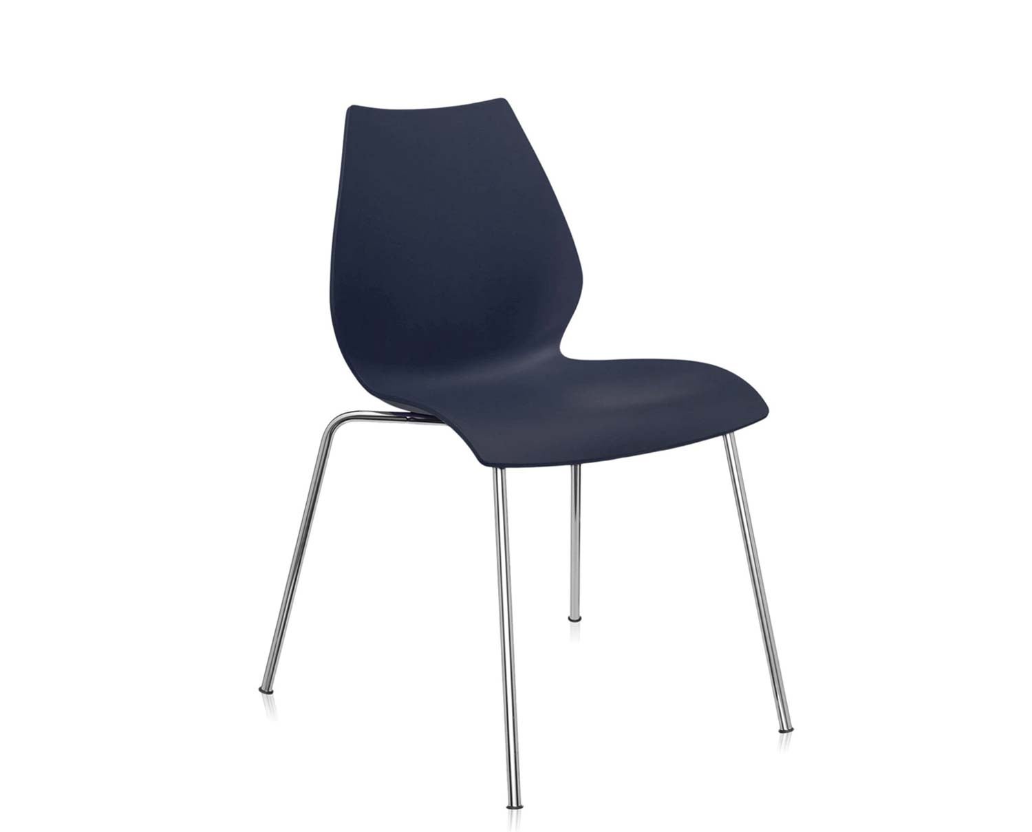 Maui-stol-2870-navy-blue-krom-1-Kartell