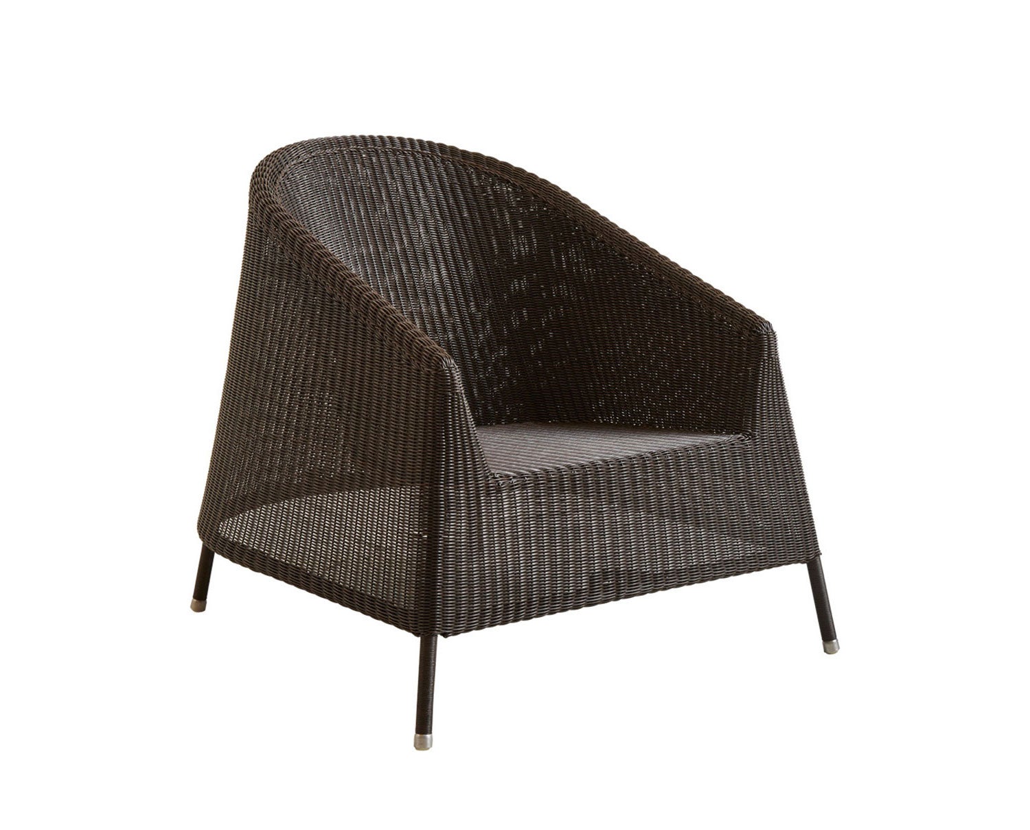 Kingston lounge chair mocca from Cane-line