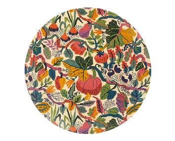 Classic-Collection-Heritage-Garden-Rug-Round-Cream-Multi