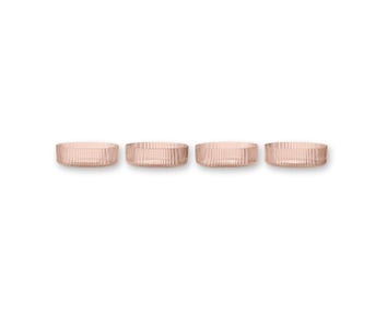 Ferm-Living-Ripple-Serving-Bowls-Set-of-4-Blush-1