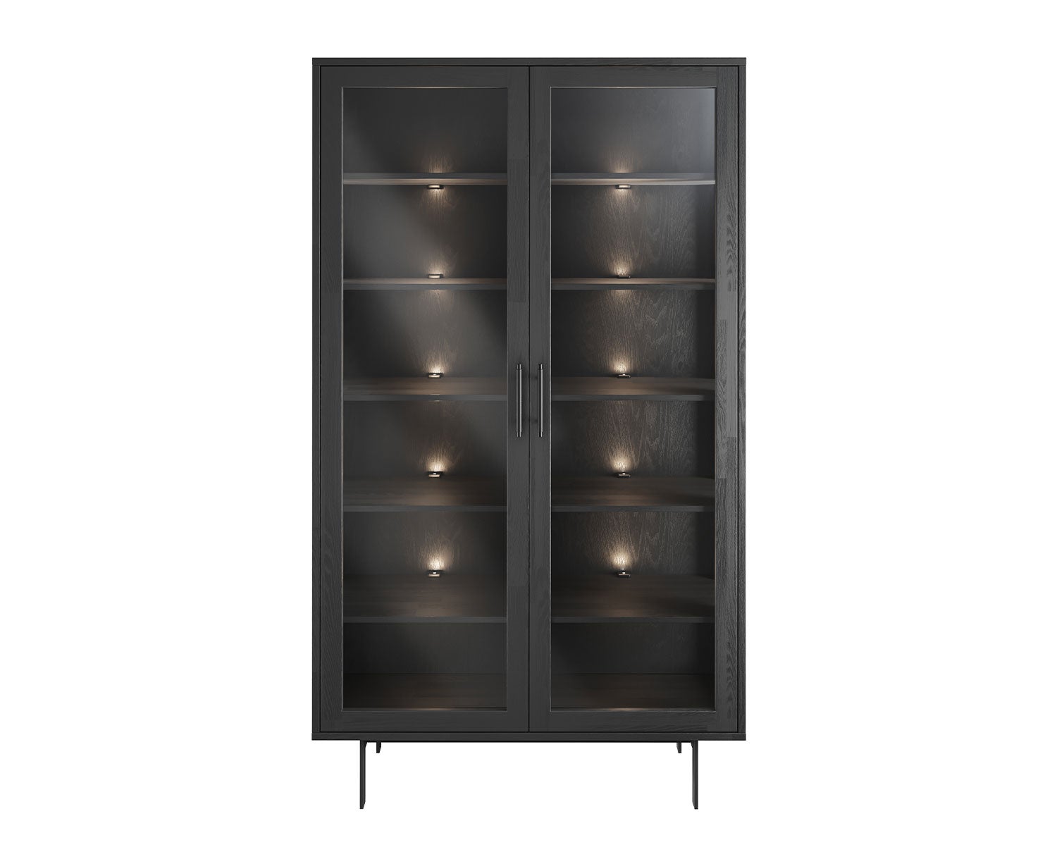 Gala Vitrinskåp Svartbetsad Ask från Casø