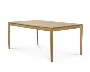 Bok Matbord 160x80 i lackad ek