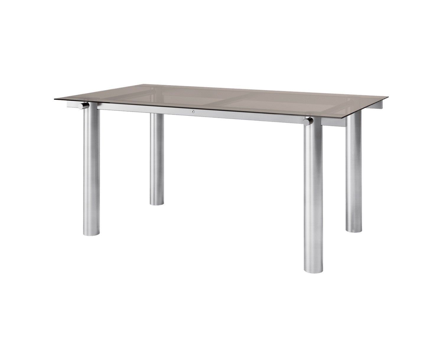 Ferm-Living-Atura-Matbord-160x90-Brushed-Steel-Dark-Tinted-Glass-2c