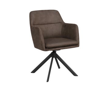 Rowico-Home-Gladstone-Arm-Chair-Dark-Brown-Microfiber
