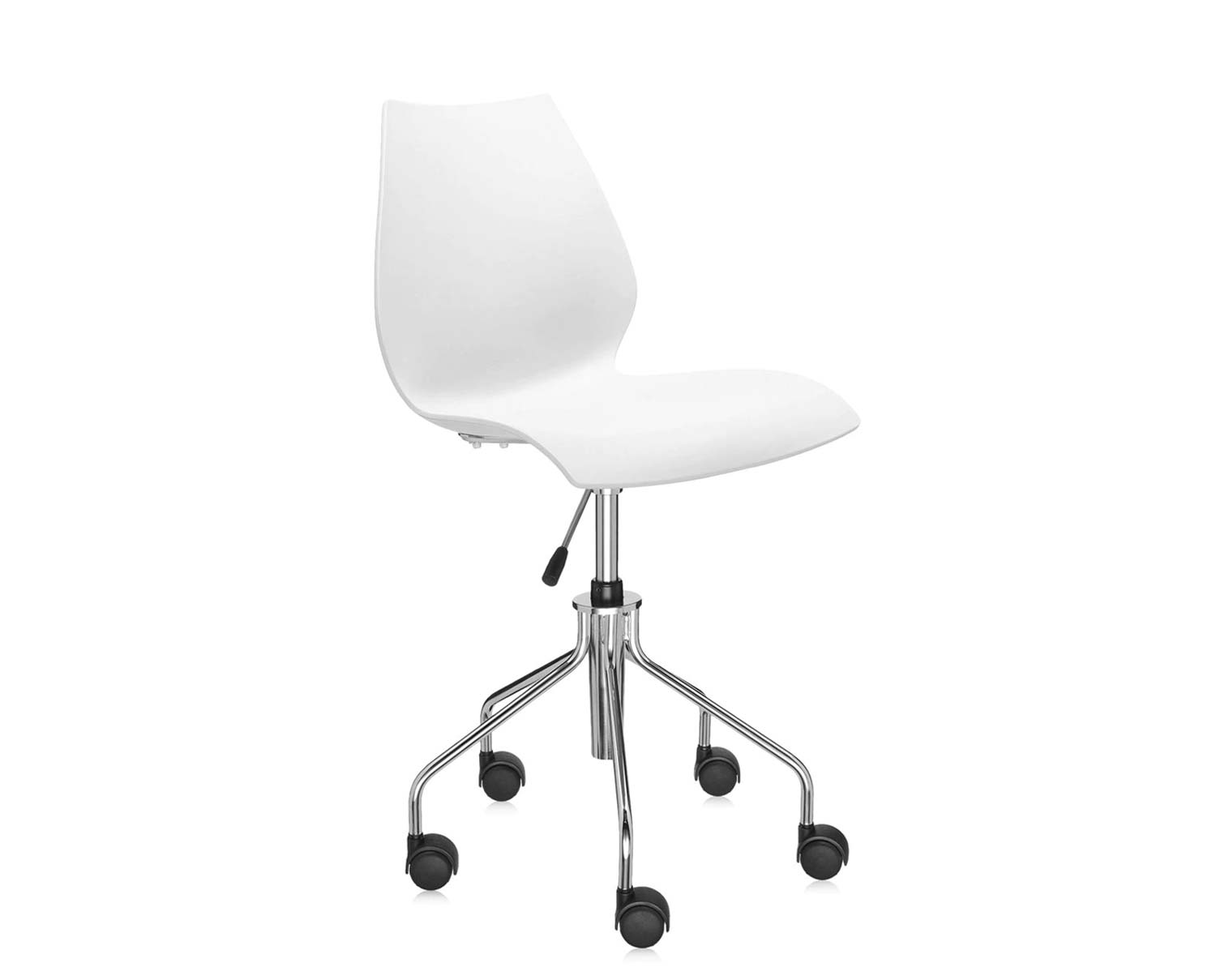 Maui stol med hjul | Zinc White