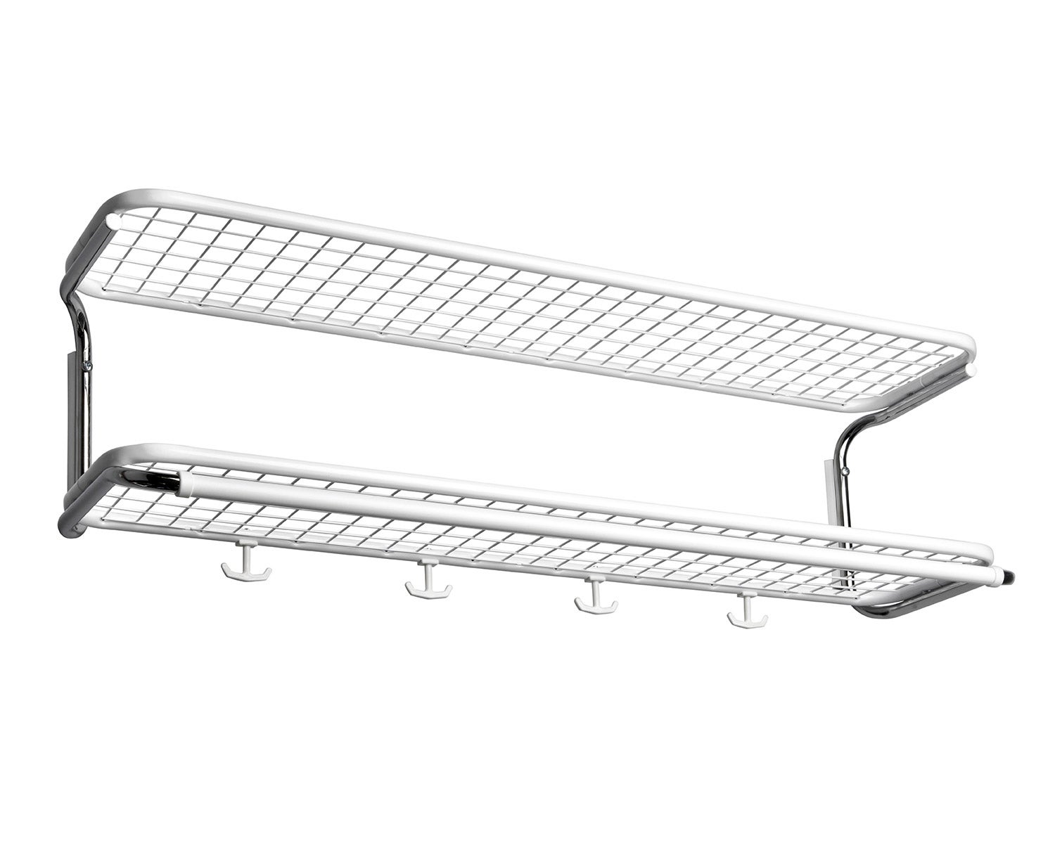 Classic Hatthylla Dubbel | Vit/Krom | 100 cm | Essem Design | Tibergs ...