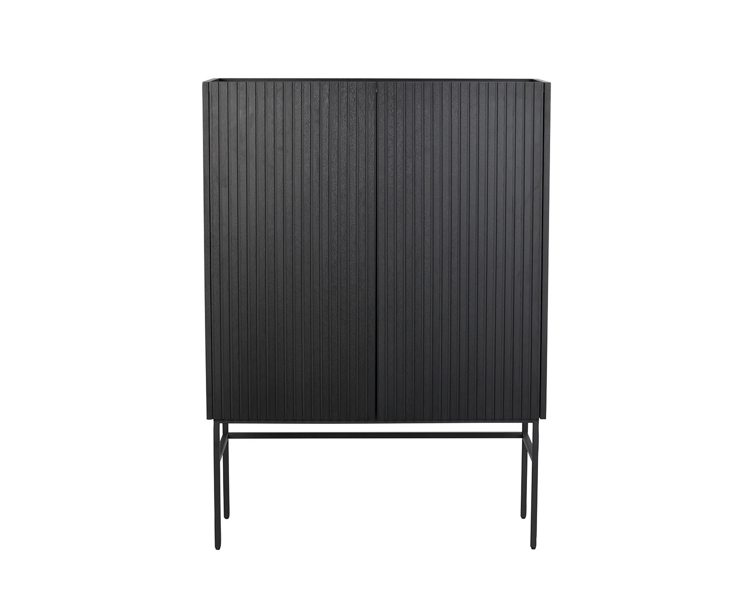 Halifax Skåp Svartlackad Ek