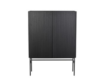 Halifax Skåp Svartlackad Ek