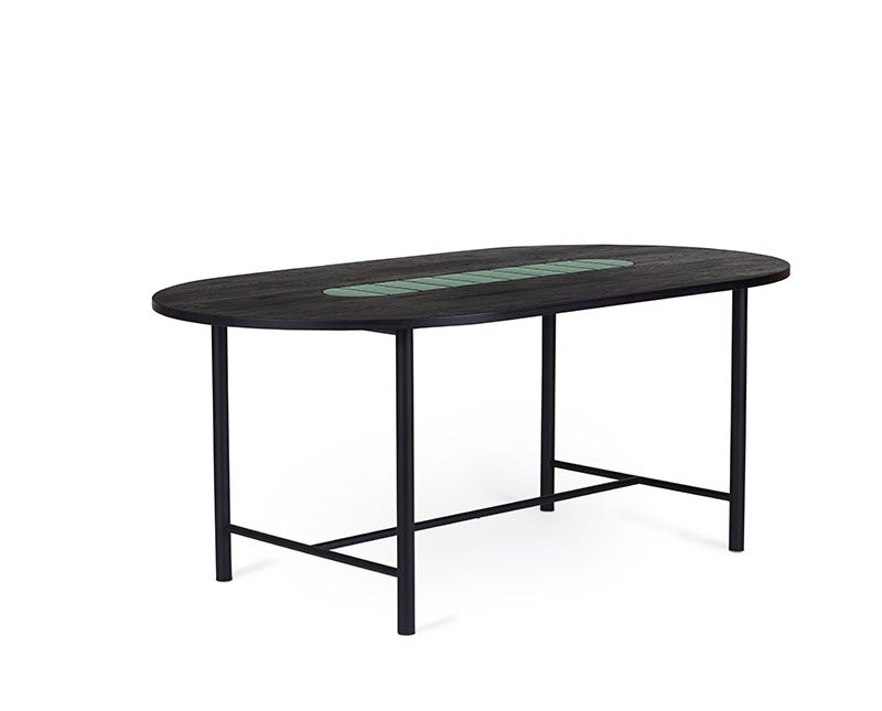 Be My Guest Matbord 180 Svart / Grön