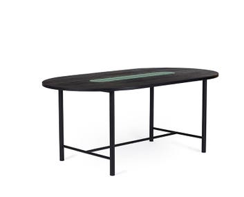 Be My Guest Matbord 180 Svart / Grön