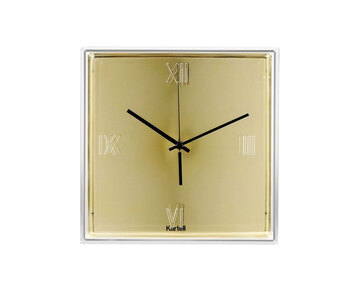 Kartell-Tic-Tac-Clock-Gold