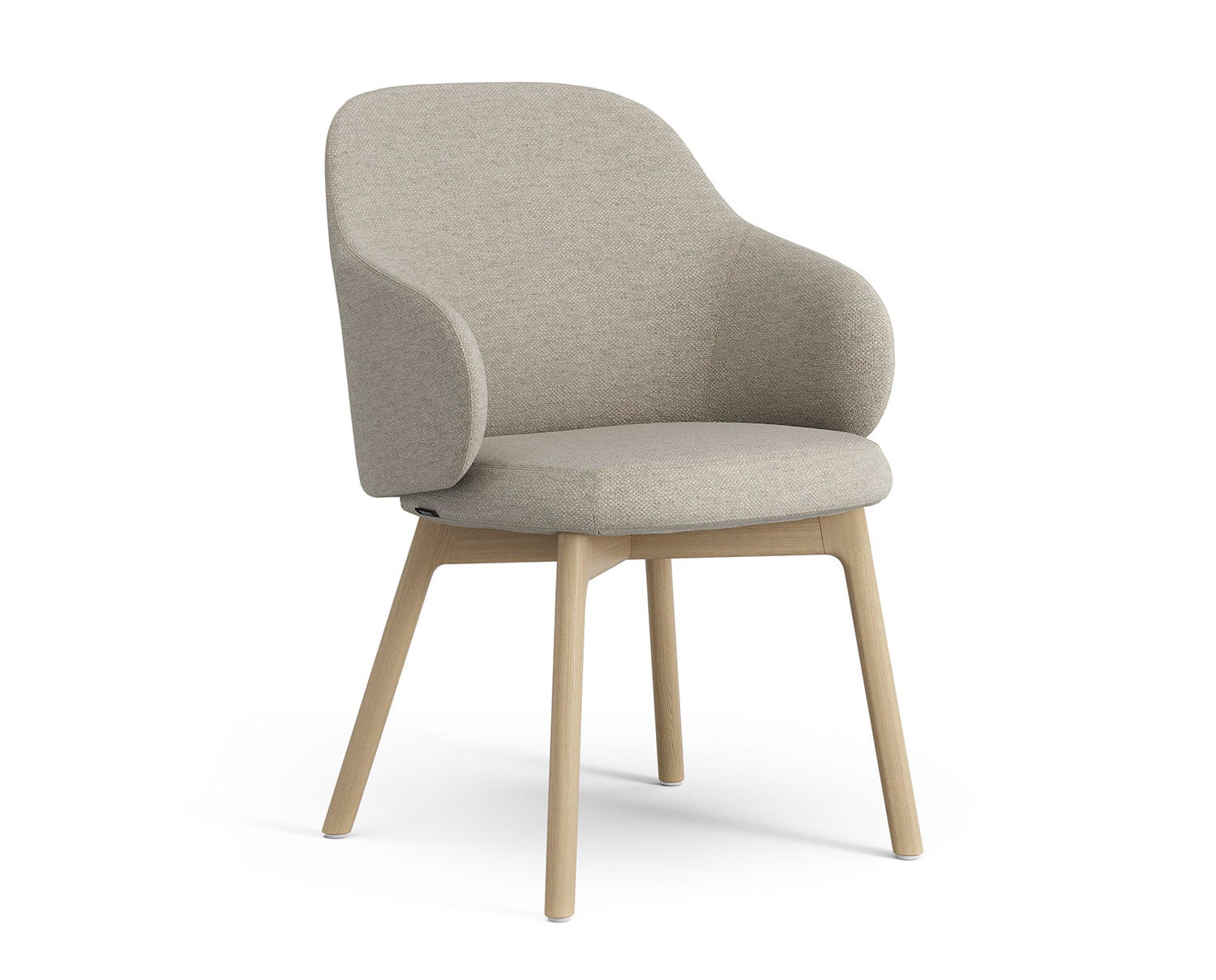 Pillo-Arm-Chair-Gudbrandsdalen-Amdal-325-Beige-Oak-Stained-Ash