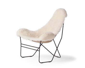 Valhalla Fåtölj Shorn White Fårskinn