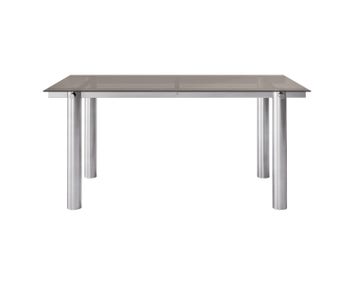 Ferm-Living-Atura-Matbord-160x90-Brushed-Steel-Dark-Tinted-Glass-1
