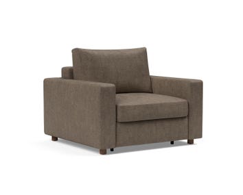 Neah Fåtölj med Standard armstöd i tyget 411 Esina Cedar Brown