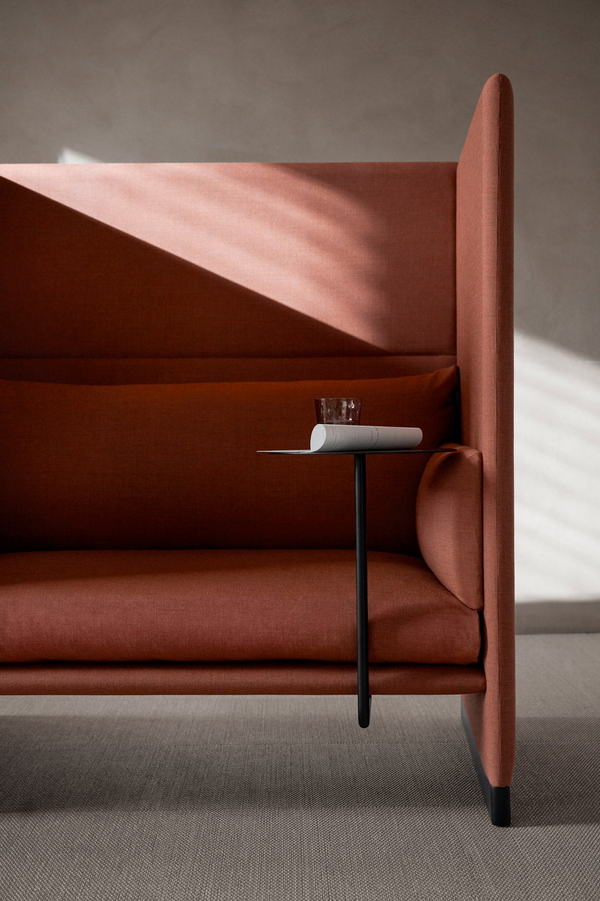 Case Soffa 1,5-sits klädd i Remix 3 col. 452