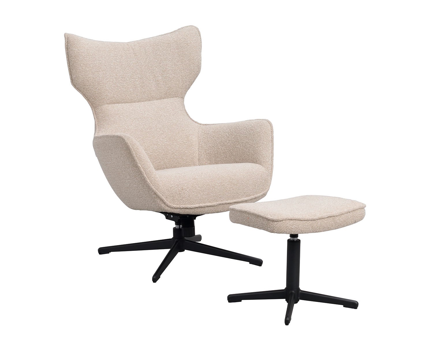 Jenkins Fåtölj och fotpall