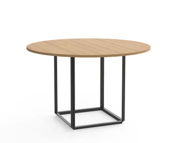 Ø120-Oak_Black-Perspective