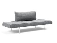 Zeal Bäddsoffa med strawben i tyget 565 Twist Granite