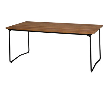 Bord B31 170 i teak med svart stativ