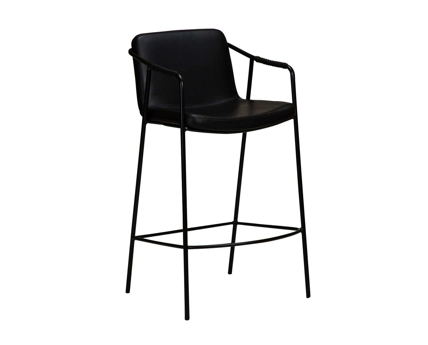 Boto Barstol 67 | Svart Konstläder