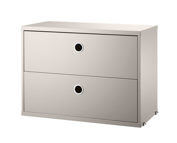 String Lådor 58x30 Beige