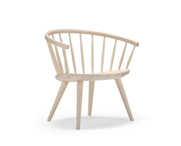 Arka loungestol i björk, ljus mattlack | StolAB