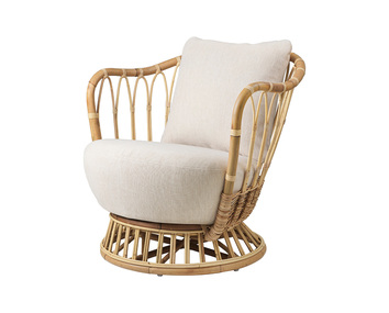 Grace Loungefåtölj tyg Sahco Clay 011