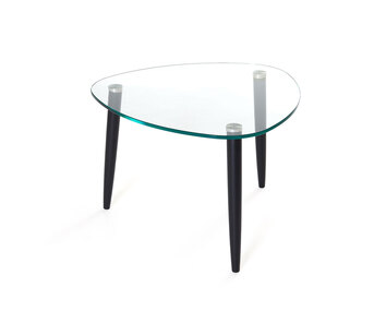 Clear Soffbord 70 i svartbetsad ek