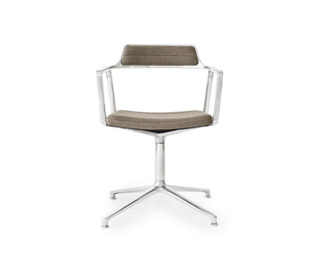 Vipp-452-Swivel-Chair-Aluminium-Dark-Sand-Gliders