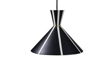 Bloom Pendel Black / White Stripes